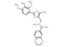 1-(2,3-dihydro-1,4-benzodioxin-6-yl)-N-{[2-(2,4-dimethoxy-3-methylphenyl)-5-methyl-1,3-oxazol-4-yl]methyl}-N-methylethanamine