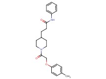3-{1-[(4-methylphenoxy)acetyl]-4-piperidinyl}-N-phenylpropanamide