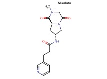N-[(7R,8aS)-2-methyl-1,4-dioxooctahydropyrrolo[1,2-a]pyrazin-7-yl]-3-pyridin-3-ylpropanamide