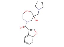 4-(1-benzofuran-3-ylcarbonyl)-6-(pyrrolidin-1-ylmethyl)-1,4-oxazepan-6-ol