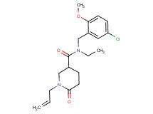 1-allyl-N-(5-chloro-2-methoxybenzyl)-N-ethyl-6-oxopiperidine-3-carboxamide