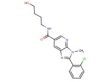 2-(2-chlorophenyl)-N-(4-hydroxybutyl)-3-methyl-3H-imidazo[4,5-b]pyridine-6-carboxamide