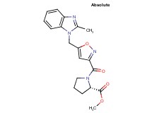 methyl 1-({5-[(2-methyl-1H-benzimidazol-1-yl)methyl]-3-isoxazolyl}carbonyl)-L-prolinate