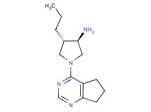 rel-(3R,4S)-1-(6,7-dihydro-5H-cyclopenta[d]pyrimidin-4-yl)-4-propyl-3-pyrrolidinamine dihydrochloride