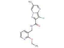 3-chloro-N-[(2-ethoxypyridin-3-yl)methyl]-6-methylpyrazolo[1,5-a]pyrimidine-2-carboxamide