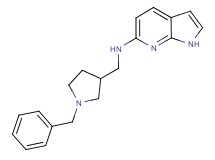 N-[(1-benzylpyrrolidin-3-yl)methyl]-1H-pyrrolo[2,3-b]pyridin-6-amine
