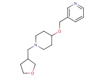 3-({[1-(tetrahydro-3-furanylmethyl)-4-piperidinyl]oxy}methyl)pyridine
