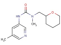 N-methyl-N'-(5-methylpyridin-3-yl)-N-(tetrahydro-2H-pyran-2-ylmethyl)urea