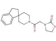 3-[2-(2,3-dihydro-1'H-spiro[indene-1,4'-piperidin]-1'-yl)-2-oxoethyl]-1,3-oxazolidin-2-one