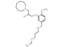 1-(1-azocanyl)-3-(5-{[(3-ethoxypropyl)amino]methyl}-2-methoxyphenoxy)-2-propanol