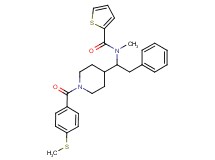 N-methyl-N-(1-{1-[4-(methylthio)benzoyl]-4-piperidinyl}-2-phenylethyl)-2-thiophenecarboxamide