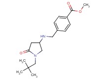 methyl 4-({[1-(2,2-dimethylpropyl)-5-oxo-3-pyrrolidinyl]amino}methyl)benzoate