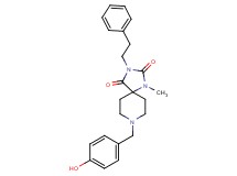 8-(4-hydroxybenzyl)-1-methyl-3-(2-phenylethyl)-1,3,8-triazaspiro[4.5]decane-2,4-dione