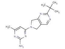 4-(2-tert-butyl-5,7-dihydro-6H-pyrrolo[3,4-d]pyrimidin-6-yl)-6-methylpyrimidin-2-amine
