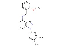 1-(3,4-dimethylphenyl)-N-(2-methoxybenzyl)-4,5,6,7-tetrahydro-1H-indazol-4-amine