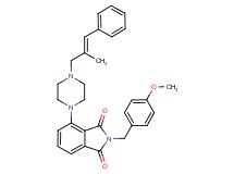 2-(4-methoxybenzyl)-4-{4-[(2E)-2-methyl-3-phenyl-2-propen-1-yl]-1-piperazinyl}-1H-isoindole-1,3(2H)-dione