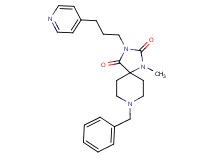 8-benzyl-1-methyl-3-[3-(4-pyridinyl)propyl]-1,3,8-triazaspiro[4.5]decane-2,4-dione