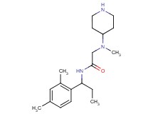 N~1~-[1-(2,4-dimethylphenyl)propyl]-N~2~-methyl-N~2~-piperidin-4-ylglycinamide