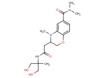 3-(2-{[2-hydroxy-1-(hydroxymethyl)-1-methylethyl]amino}-2-oxoethyl)-N,N,4-trimethyl-3,4-dihydro-2H-1,4-benzoxazine-6-carboxamide