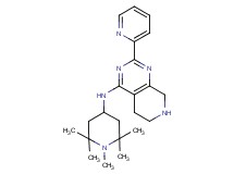N-(1,2,2,6,6-pentamethylpiperidin-4-yl)-2-pyridin-2-yl-5,6,7,8-tetrahydropyrido[3,4-d]pyrimidin-4-amine