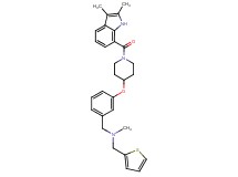 1-[3-({1-[(2,3-dimethyl-1H-indol-7-yl)carbonyl]-4-piperidinyl}oxy)phenyl]-N-methyl-N-(2-thienylmethyl)methanamine