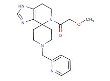 5-(methoxyacetyl)-1'-(pyridin-2-ylmethyl)-1,5,6,7-tetrahydrospiro[imidazo[4,5-c]pyridine-4,4'-piperidine]