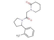 1-{2-[2-(2-methylphenyl)pyrrolidin-1-yl]-2-oxoethyl}piperidin-2-one