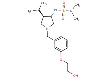 N'-{(3S*,4R*)-1-[3-(2-hydroxyethoxy)benzyl]-4-isopropyl-3-pyrrolidinyl}-N,N-dimethylsulfamide