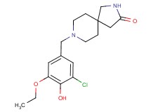 8-(3-chloro-5-ethoxy-4-hydroxybenzyl)-2,8-diazaspiro[4.5]decan-3-one