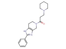 2-phenyl-5-(3-piperidin-1-ylpropanoyl)-4,5,6,7-tetrahydro-1H-imidazo[4,5-c]pyridine