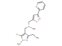 1-(5-chloro-3-ethyl-1-methyl-1H-pyrazol-4-yl)-N-methyl-N-[(3-pyridin-2-ylisoxazol-5-yl)methyl]methanamine