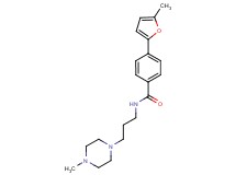 4-(5-methyl-2-furyl)-N-[3-(4-methylpiperazin-1-yl)propyl]benzamide