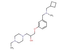 1-(3-{[(cyclobutylmethyl)(methyl)amino]methyl}phenoxy)-3-(4-ethylpiperazin-1-yl)propan-2-ol
