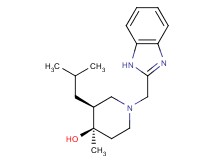 (3S*,4R*)-1-(1H-benzimidazol-2-ylmethyl)-3-isobutyl-4-methylpiperidin-4-ol
