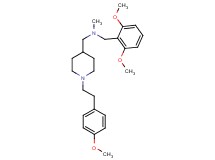 (2,6-dimethoxybenzyl)({1-[2-(4-methoxyphenyl)ethyl]-4-piperidinyl}methyl)methylamine