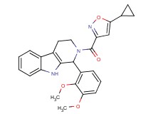 2-[(5-cyclopropyl-3-isoxazolyl)carbonyl]-1-(2,3-dimethoxyphenyl)-2,3,4,9-tetrahydro-1H-beta-carboline