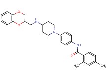 N-(4-{4-[(2,3-dihydro-1,4-benzodioxin-2-ylmethyl)amino]-1-piperidinyl}phenyl)-2,4-dimethylbenzamide