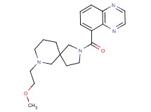 5-{[7-(2-methoxyethyl)-2,7-diazaspiro[4.5]dec-2-yl]carbonyl}quinoxaline