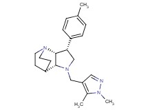 (3R*,3aR*,7aR*)-1-[(1,5-dimethyl-1H-pyrazol-4-yl)methyl]-3-(4-methylphenyl)octahydro-4,7-ethanopyrrolo[3,2-b]pyridine