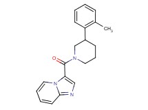 3-{[3-(2-methylphenyl)-1-piperidinyl]carbonyl}imidazo[1,2-a]pyridine