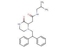 2-[1-(2,2-diphenylethyl)-3-oxo-2-piperazinyl]-N-isobutylacetamide