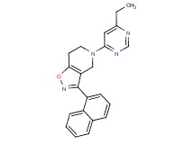 5-(6-ethylpyrimidin-4-yl)-3-(1-naphthyl)-4,5,6,7-tetrahydroisoxazolo[4,5-c]pyridine