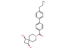 (1R*,3S*)-7-[(4'-propylbiphenyl-4-yl)carbonyl]-7-azaspiro[3.5]nonane-1,3-diol