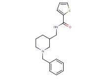N-[(1-benzyl-3-piperidinyl)methyl]-2-thiophenecarboxamide