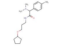 N-[3-(cyclopentyloxy)propyl]-2-(dimethylamino)-2-(4-methylphenyl)acetamide