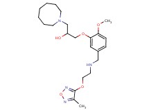1-(1-azocanyl)-3-{2-methoxy-5-[({2-[(4-methyl-1,2,5-oxadiazol-3-yl)oxy]ethyl}amino)methyl]phenoxy}-2-propanol