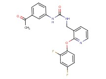 N-(3-acetylphenyl)-N'-{[2-(2,4-difluorophenoxy)-3-pyridinyl]methyl}urea