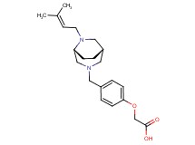 (4-{[(1S*,5R*)-6-(3-methyl-2-buten-1-yl)-3,6-diazabicyclo[3.2.2]non-3-yl]methyl}phenoxy)acetic acid