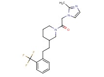 1-[(2-methyl-1H-imidazol-1-yl)acetyl]-3-{2-[2-(trifluoromethyl)phenyl]ethyl}piperidine