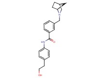 3-[(1S*,4S*)-2-azabicyclo[2.2.1]hept-2-ylmethyl]-N-[4-(2-hydroxyethyl)phenyl]benzamide